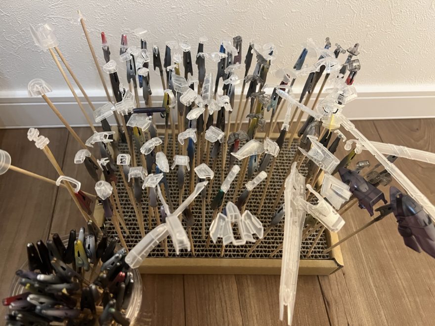 MG　ガンダムアストレイレッドフレーム フライトユニット　塗装