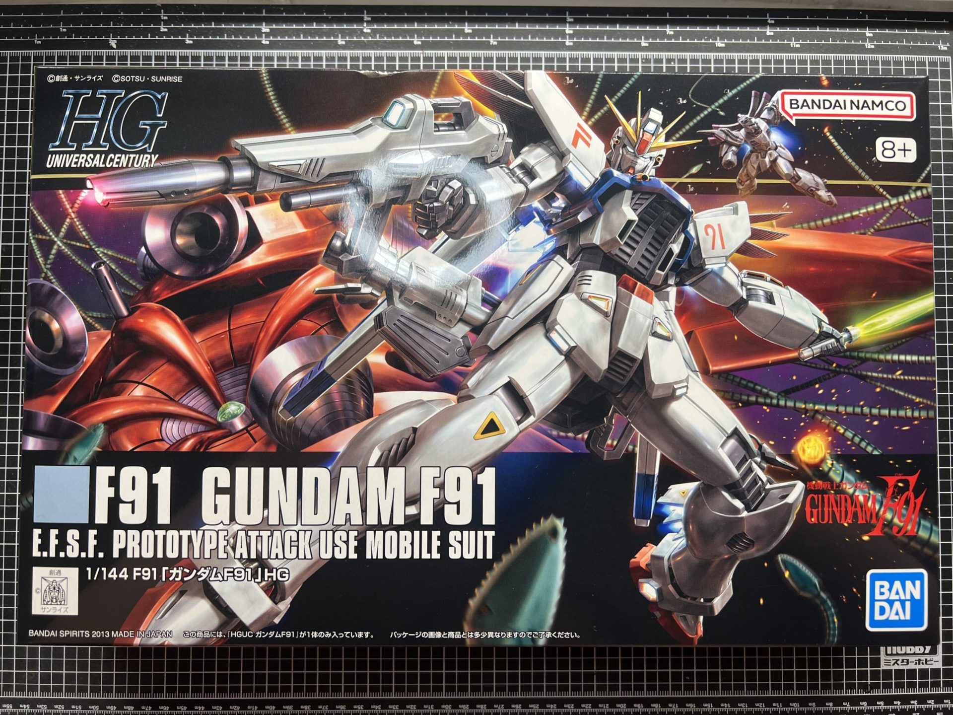 HG ガンダムF91　パーツリスト